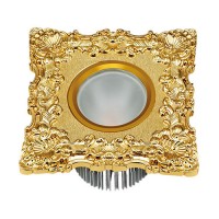 COB LED Downlight and Spotlight with Forged Brass Faceplate